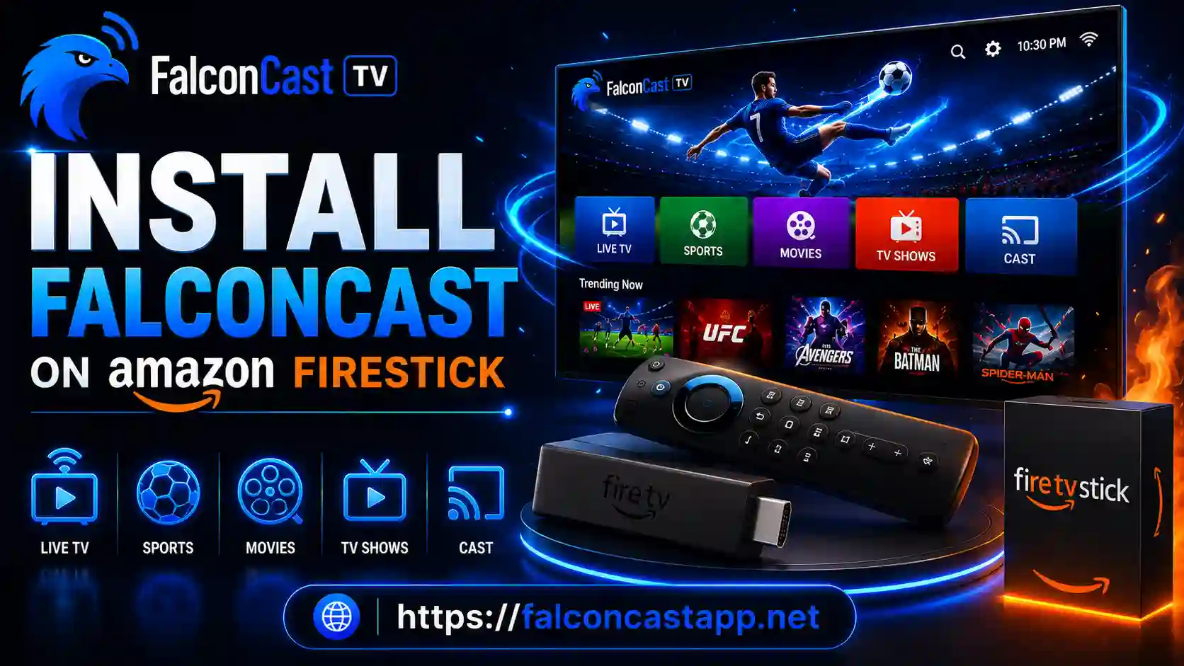 Install FalconCast on Firestick